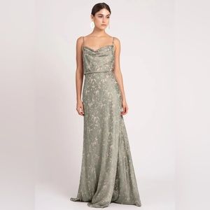 Jenny Yoo Dahlia Palermo Satin Dress